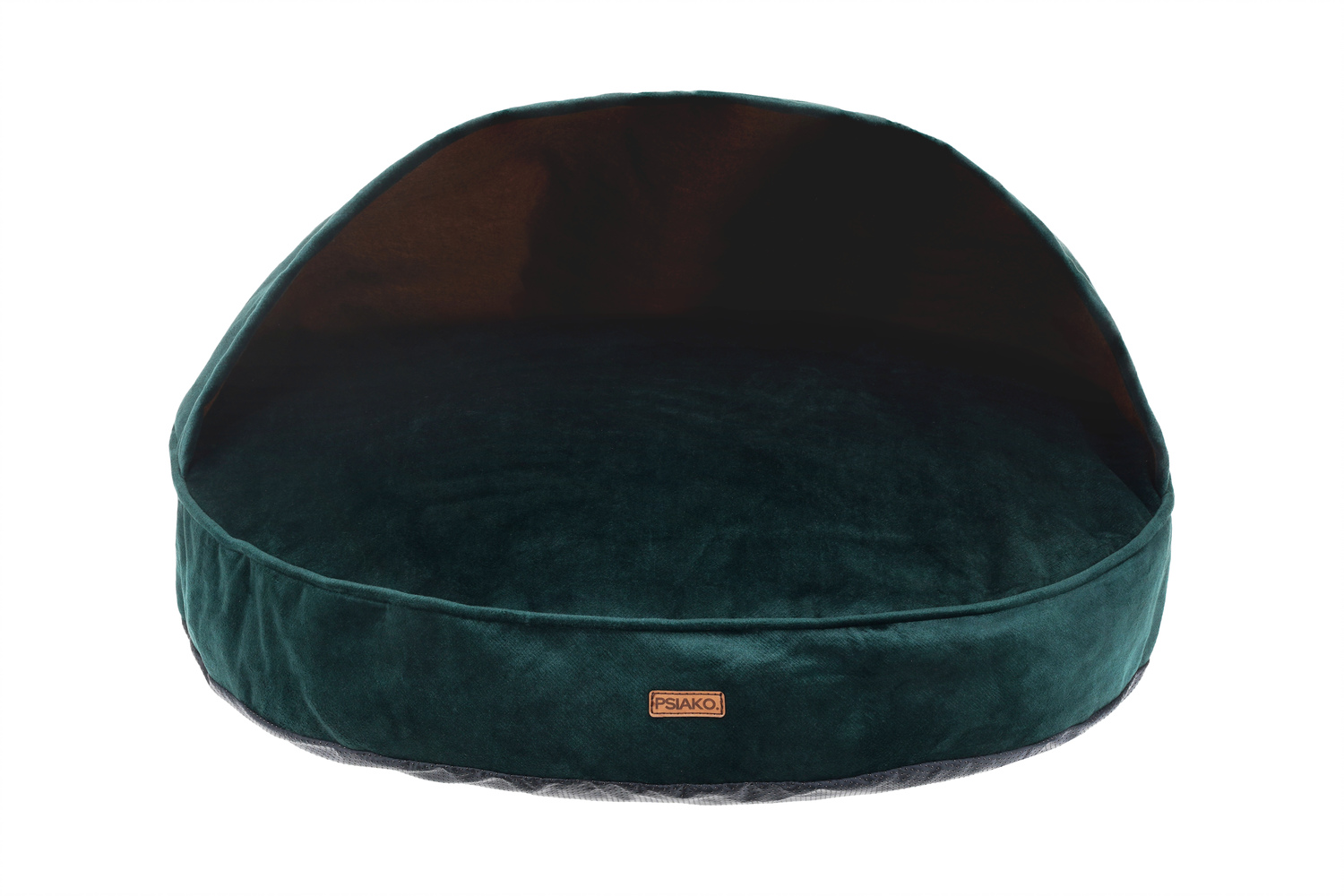 legowisko ortopedyczne okrągłe zielone