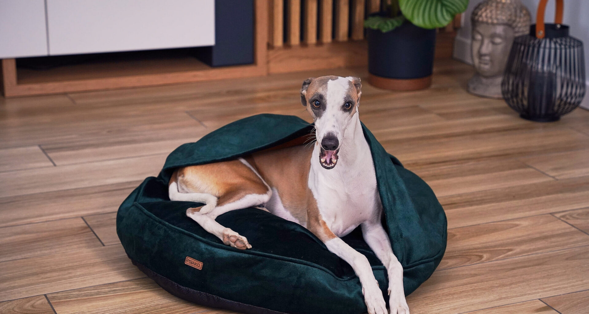 Legowiska dla psów szyte ręcznie z naturalnych materiałów